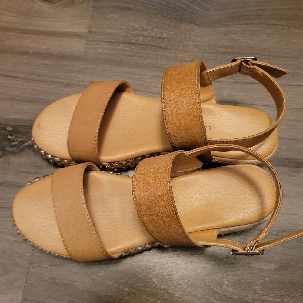 Tan Strappy Sandals